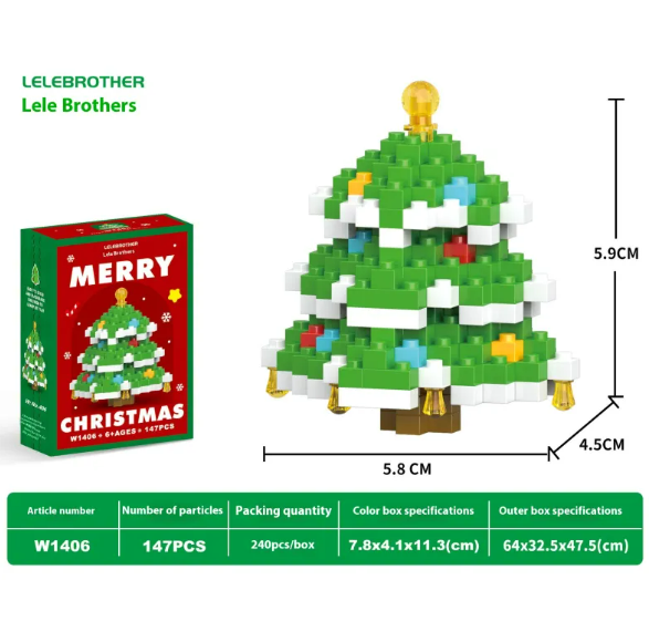 Santa Claus Mini Block Set