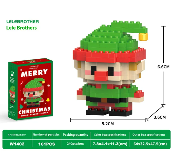 Santa Claus Mini Block Set