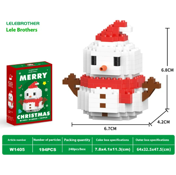 Santa Claus Mini Block Set