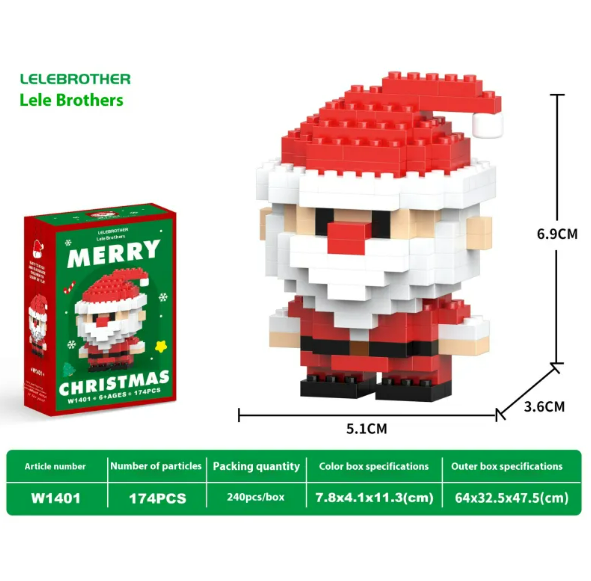 Santa Claus Mini Block Set